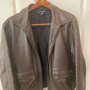 Ralph Lauren Leather Jacket-Men’s L